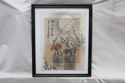 19th century Korean watercolor