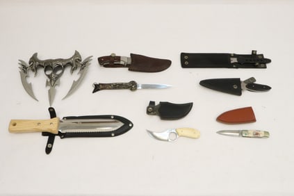 Lot of knives, fixed blades