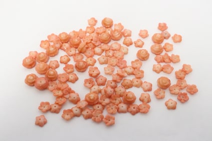 Carved coral, approx. 150ct