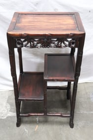Chinese antique rosewood 3-tier stand