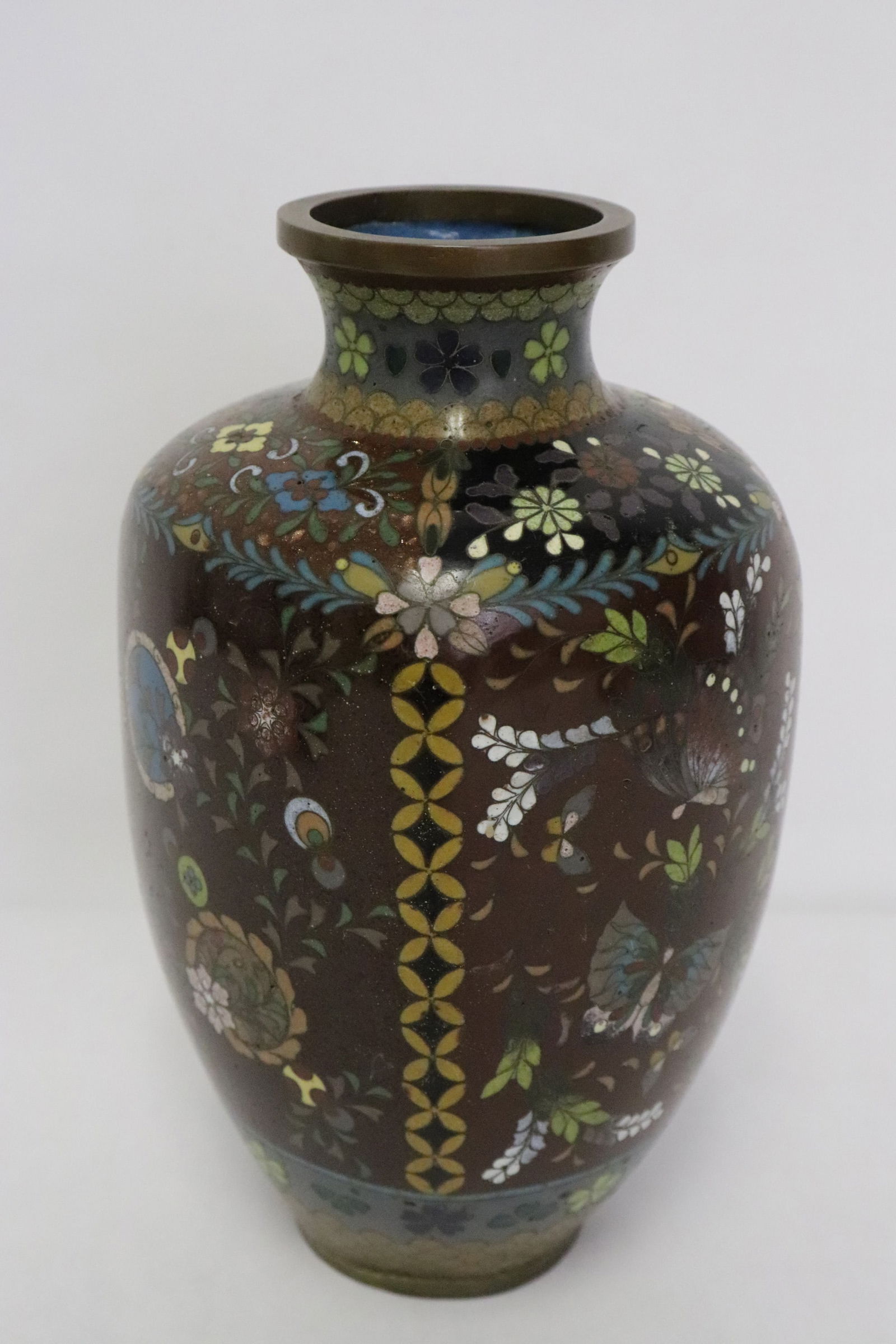 Japanese 19th century cloisonne vase (1 of 10)