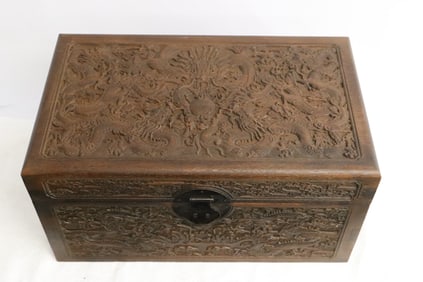 Large Chinese wood box
