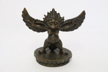 South Asian carved deity