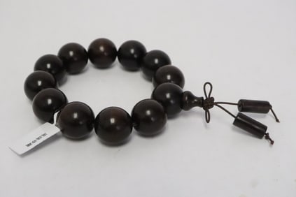 Chinese wood bead bracelet