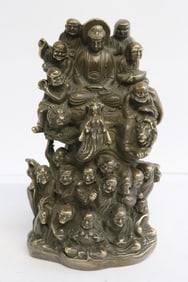 Bronze sculpture deity group