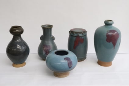 5 Chinese Jun wares
