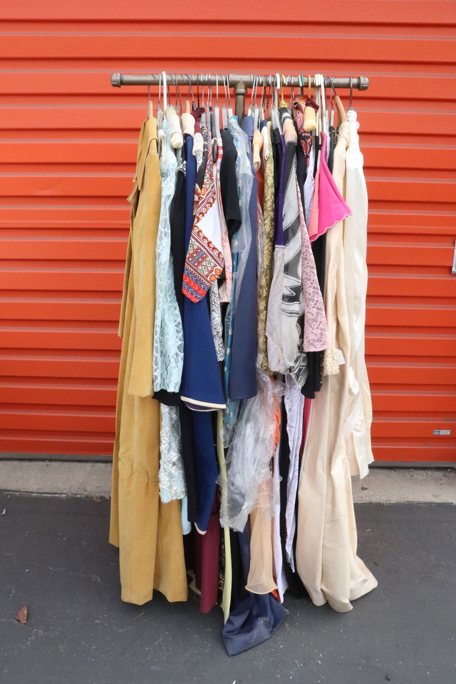 Entire rack of vintage lady's cloth (1 of 12)