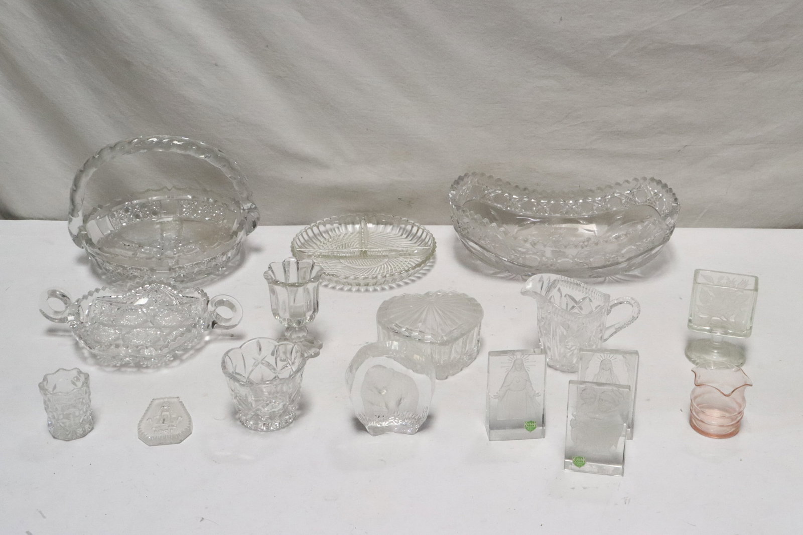 Lot of crystals: Lot of crystals, 2.3"x1.85"dia - 3.65"x11.15"x6.5"