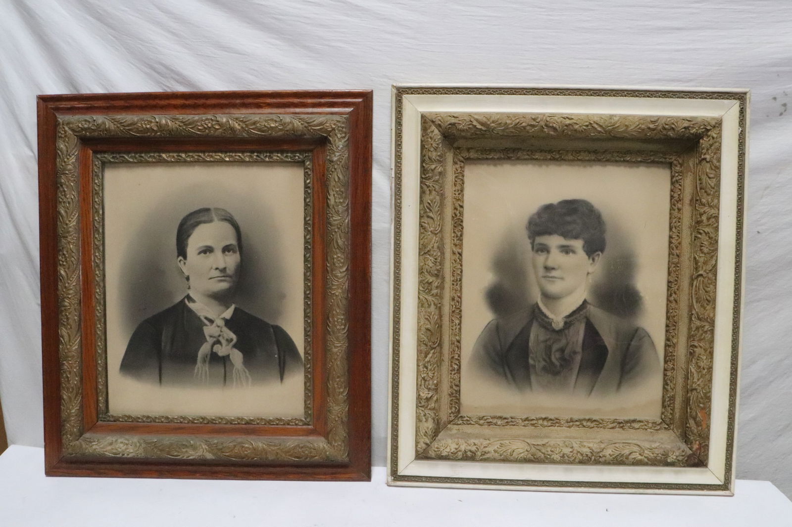 2 Victorian pencil on paper paintings (1 of 9)