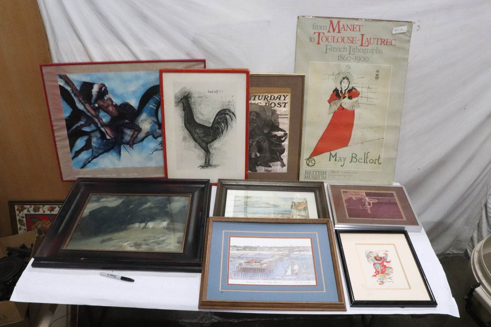 9 pieces framed wall arts (1 of 9)