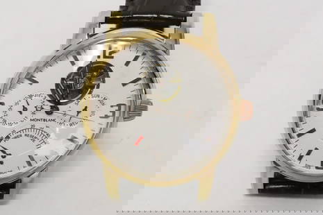 A men's wrist watch: A men's wrist watch