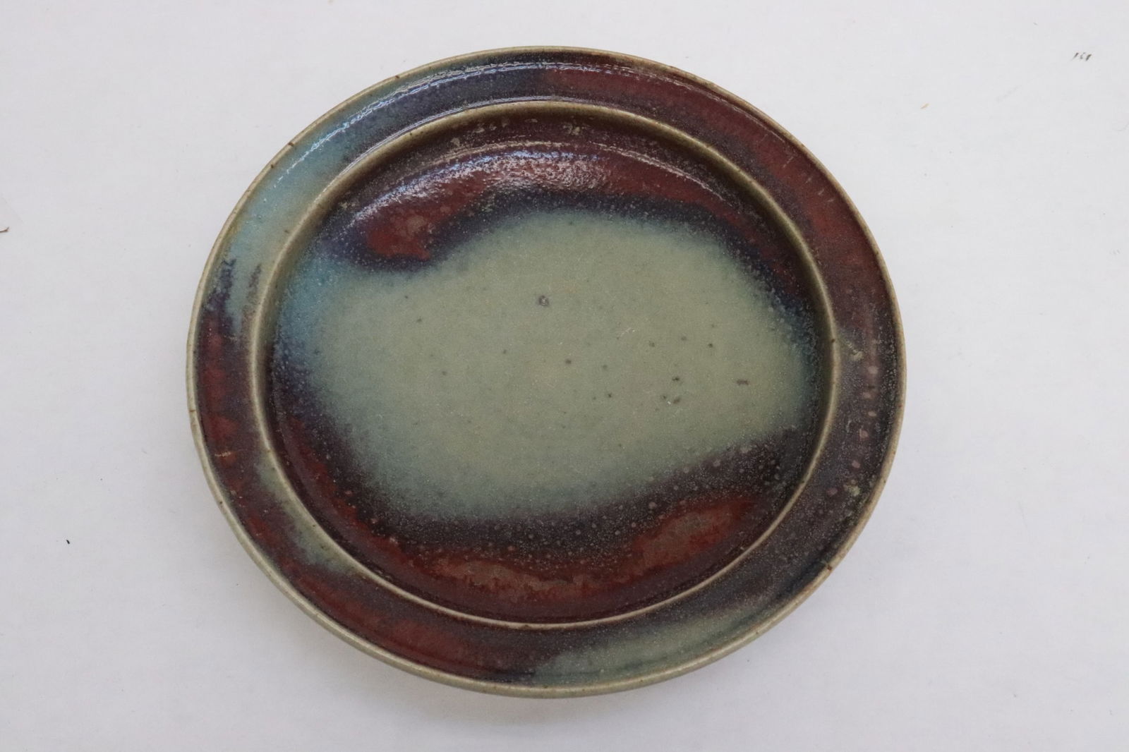 Song Jun ware style porcelain plate (1 of 7)