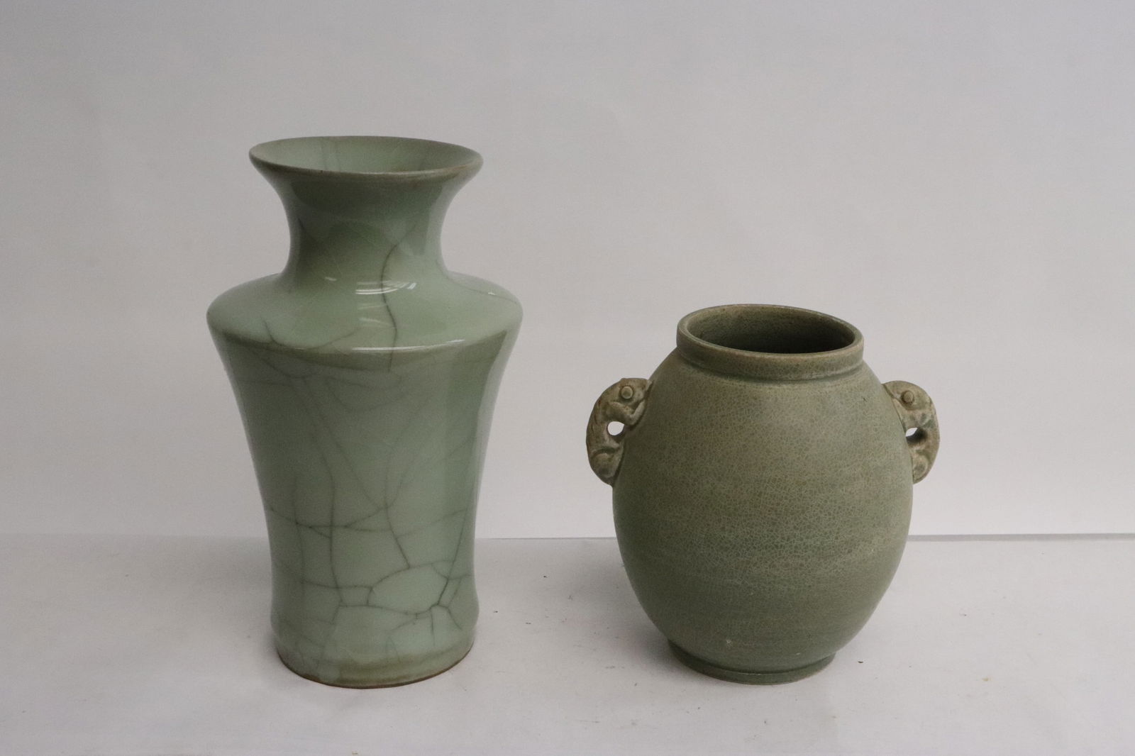 2 Song style celadon vase/ jar (1 of 10)