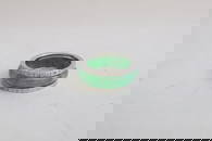 18K W/G jadeite diamond eternity ring w/ GIA report