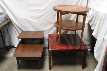 3 piece mid-century tables