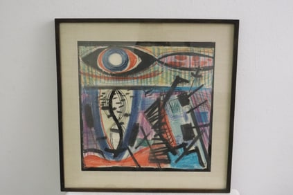 Pastel/ color pencil on paper "abstract" by Keith Crown
