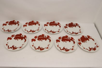 8 porcelain dinner plates