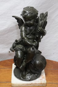 very heavy bronze sculpture