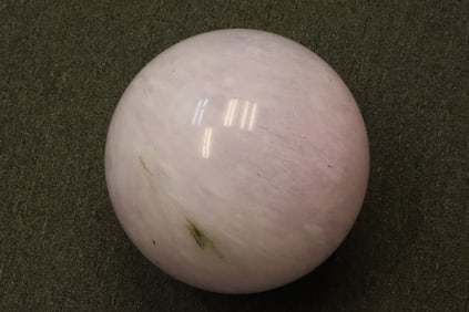 A massive purple crystal ball