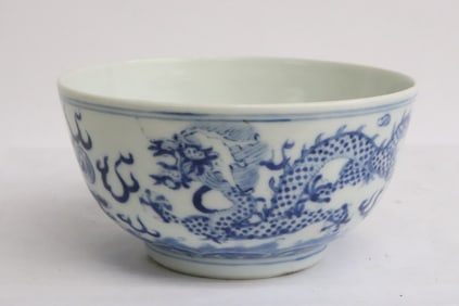 Chinese blue and white porcelain bowl