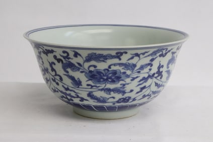 Chinese blue and white porcelain bowl