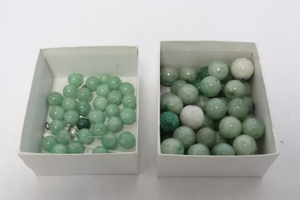 Misc. jadeite beads