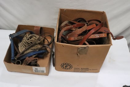 Lot of horse wagon & horse accessories