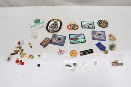 Lot of misc. bags, pins, etc.