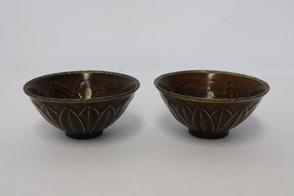 2 Song style tea bowls
