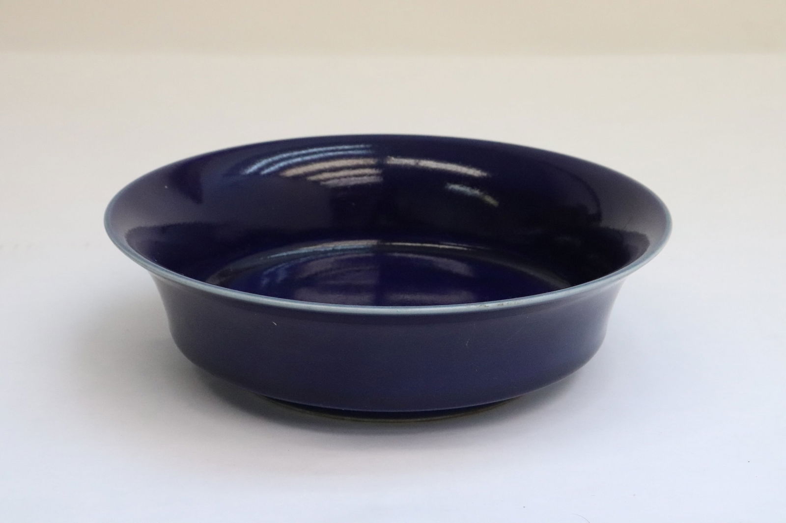 Chinese blue glazed porcelain brush wash (1 of 7)