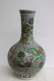 Beautiful Chinese famille rose porcelain vase