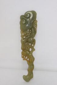 Celadon jade carved ornament