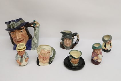 7 Royal Doulton character mugs