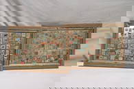 2 panels of vintage stamps