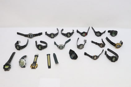 17 digital watches