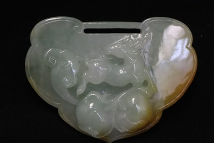 Chinese jadeite carved lock