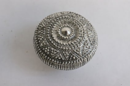 A Mid Eastern silver box