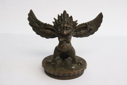 South Asia bronze sculpture of deity