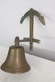 A bronze ship bell