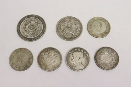 7 Chinese reproduction coins