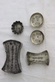 5 Chinese reproduction ingot