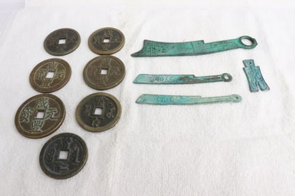 Lot of Chinese reproduction coins