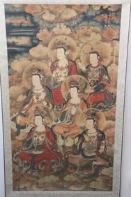 Large print scroll with religious subject