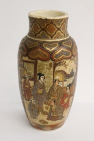 19th century Japanese satsuma vase