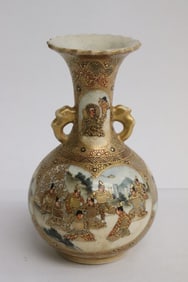 Japanese antique satsuma vase