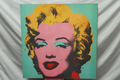 Andy Warhol, screen print in color by Le Neues co. c1993