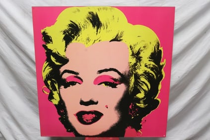 Andy Warhol, screen print in color by Le Neues co. c1993