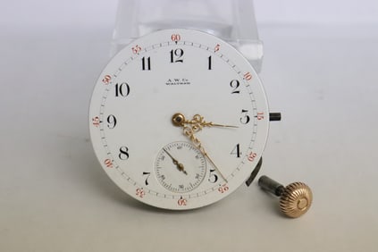 American Watch co. pocket watch mechanism
