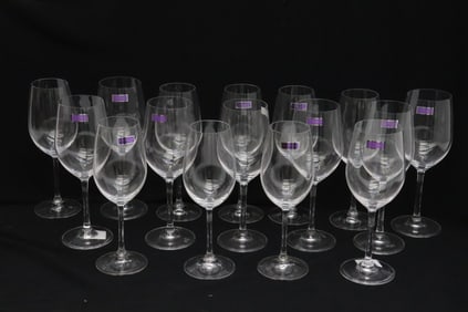 16 Waterford crystal goblets in marquis pattern