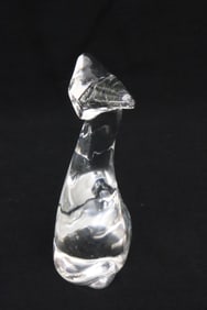 Baccarat crystal cat